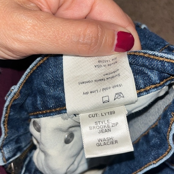 Reformation Brooke Exposed Zip Jean High Rise Crop Ankle Raw Hem 26 - Picture 7 of 7